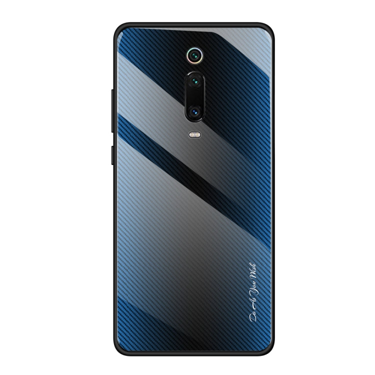 Custodia protettiva in vetro sfumato texture, For Huawei Nova 5i Pro, For Xiaomi Redmi K20 / K20 Pro / 9T, For Xiaomi Redmi Note 7, For Xiaomi CC9 Pro