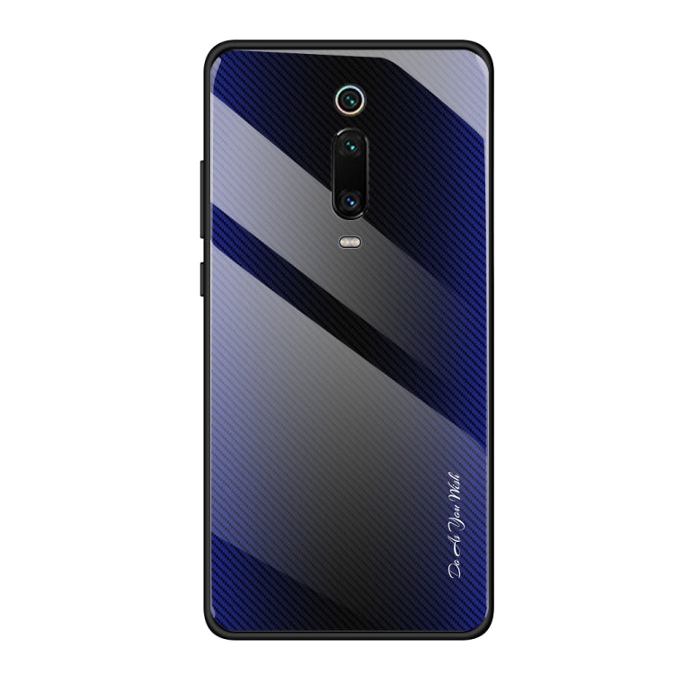Custodia protettiva in vetro sfumato texture, For Huawei Nova 5i Pro, For Xiaomi Redmi K20 / K20 Pro / 9T, For Xiaomi Redmi Note 7, For Xiaomi CC9 Pro