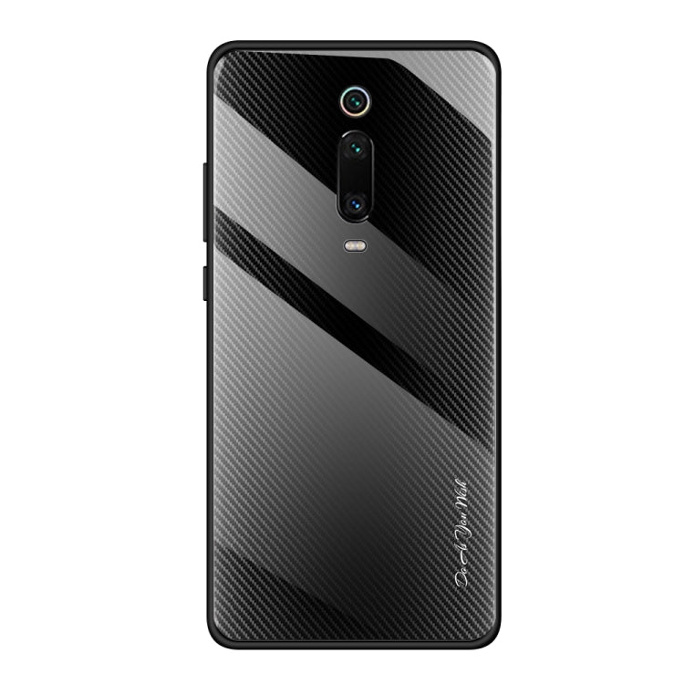 Custodia protettiva in vetro sfumato texture, For Huawei Nova 5i Pro, For Xiaomi Redmi K20 / K20 Pro / 9T, For Xiaomi Redmi Note 7, For Xiaomi CC9 Pro