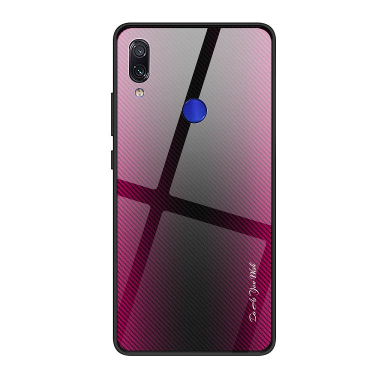 Custodia protettiva in vetro sfumato texture, For Huawei Nova 5i Pro, For Xiaomi Redmi K20 / K20 Pro / 9T, For Xiaomi Redmi Note 7, For Xiaomi CC9 Pro