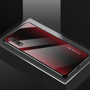 Custodia protettiva in vetro sfumato texture, For Honor 9X, For OnePlus 7, For Huawei Mate 30 Pro, For Huawei P30 Pro