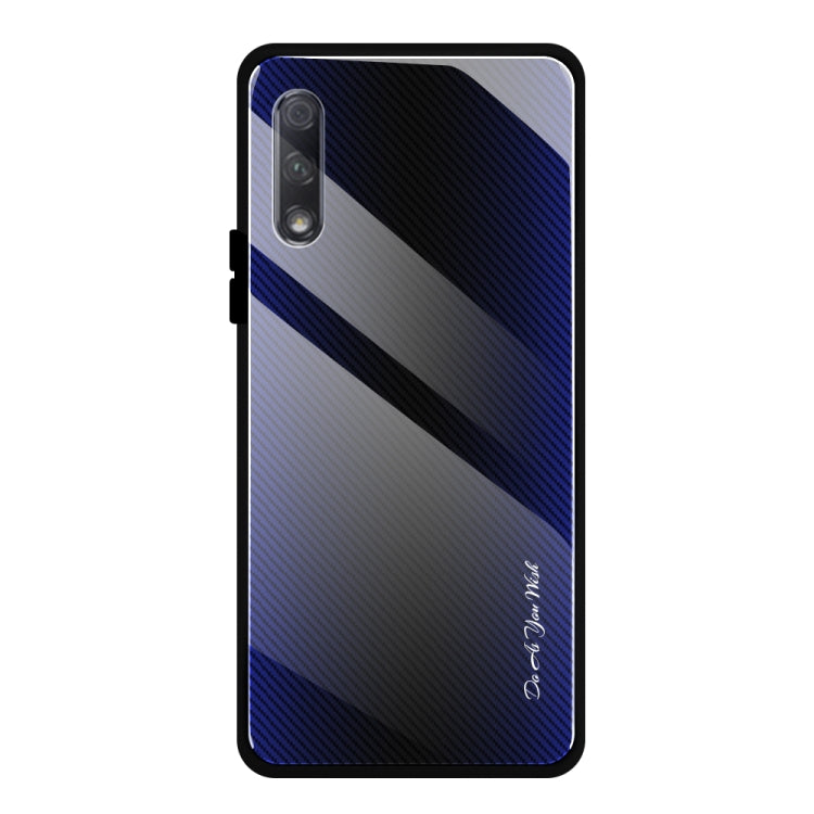 Custodia protettiva in vetro sfumato per OnePlus 7