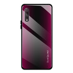 Custodia protettiva in vetro sfumato per OnePlus 7