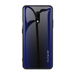 Custodia protettiva in vetro sfumato per OnePlus 7