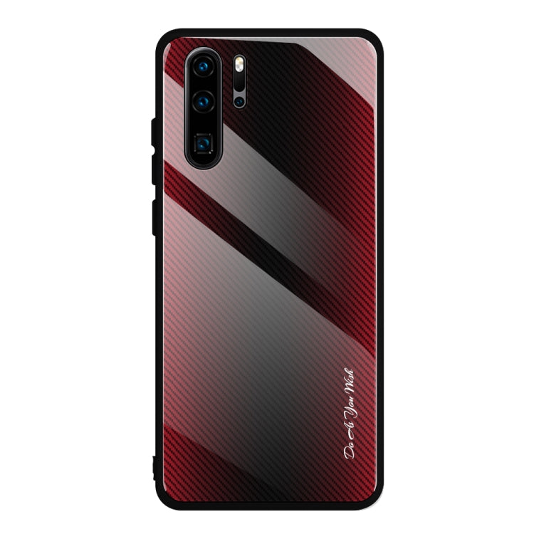 Custodia protettiva in vetro sfumato per OnePlus 7