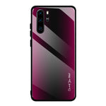 Custodia protettiva in vetro sfumato per OnePlus 7