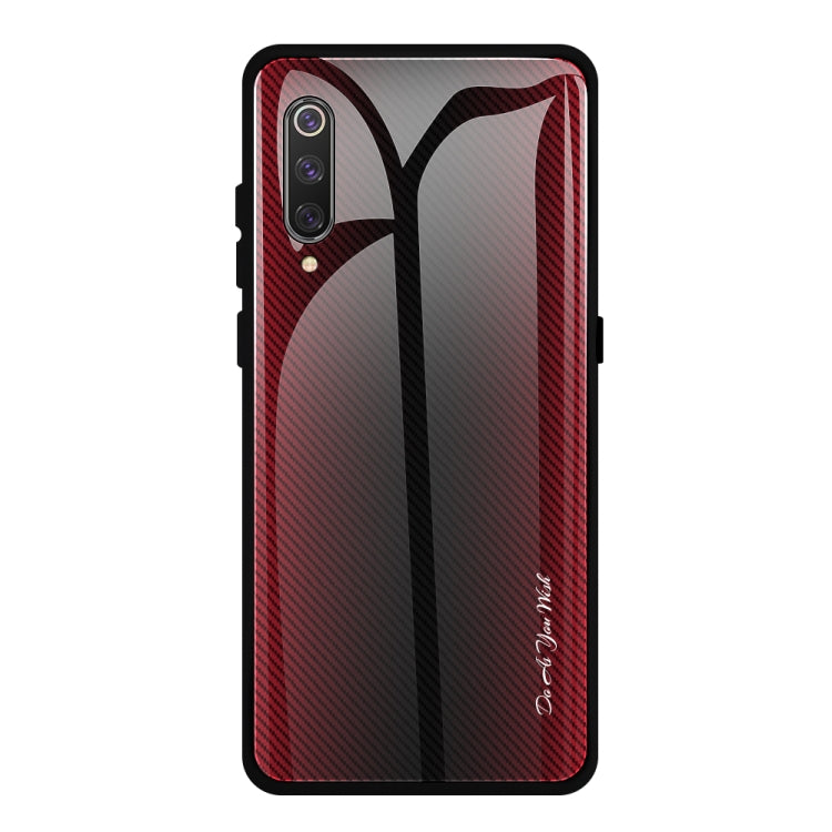 Custodia protettiva in vetro sfumato texture, For Xiaomi 9 SE, For Xiaomi CC9 / A3 Lite