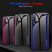 Custodia protettiva in vetro sfumato texture, For Xiaomi 9 SE, For Xiaomi CC9 / A3 Lite