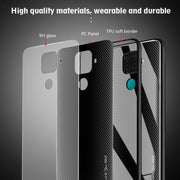 Custodia protettiva in vetro sfumato texture, For Huawei Nova 5i Pro, For Xiaomi Redmi K20 / K20 Pro / 9T, For Xiaomi Redmi Note 7, For Xiaomi CC9 Pro