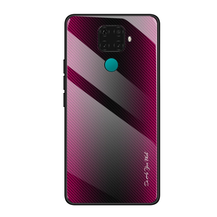 Custodia protettiva in vetro sfumato texture, For Huawei Nova 5i Pro, For Xiaomi Redmi K20 / K20 Pro / 9T, For Xiaomi Redmi Note 7, For Xiaomi CC9 Pro