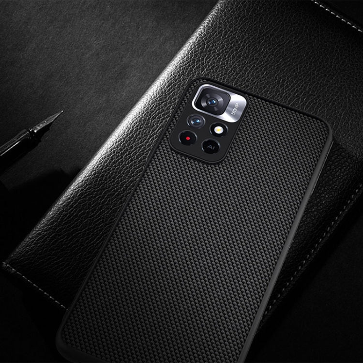 Custodia per telefono NILLKIN in fibra di nylon testurizzata 3D TPU, For Xiaomi Redmi Note 11 / Poco M4 Pro 5G, For Xiaomi Mi 11T / 11T Pro, For Xiaomi Civi
