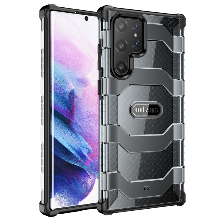 wlons Custodia per telefono PC + TPU serie Explorer, For Samsung Galaxy S22 Ultra 5G