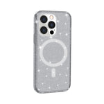 Custodia magnetica glitterata MagSafe per iPhone 13