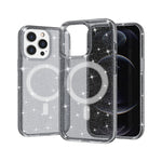 Custodia magnetica glitterata MagSafe per iPhone 13