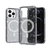 Custodia per telefono magnetica MagSafe in polvere glitterata stile Terminator, For iPhone 13 Pro Max, For iPhone 13 Pro, For iPhone 13, For iPhone 13 mini