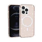 Custodia magnetica glitterata MagSafe per iPhone 13