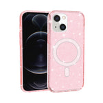 Custodia magnetica glitterata MagSafe per iPhone 13