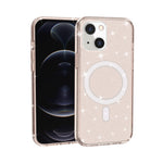 Custodia magnetica glitterata MagSafe per iPhone 13