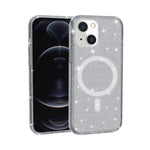 Custodia magnetica glitterata MagSafe per iPhone 13