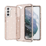 Custodia protettiva antiurto per telefono in polvere glitter stile Terminator, For Samsung Galaxy S22 5G, For Samsung Galaxy S22+ 5G, For Samsung Galaxy S22 Ultra 5G