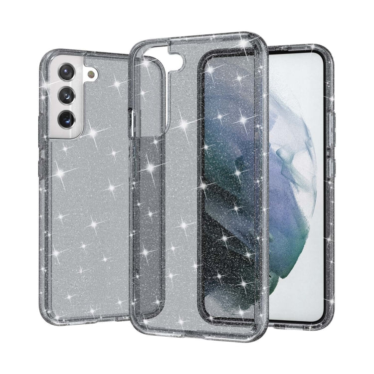 Custodia protettiva antiurto per telefono in polvere glitter stile Terminator, For Samsung Galaxy S22 5G, For Samsung Galaxy S22+ 5G, For Samsung Galaxy S22 Ultra 5G