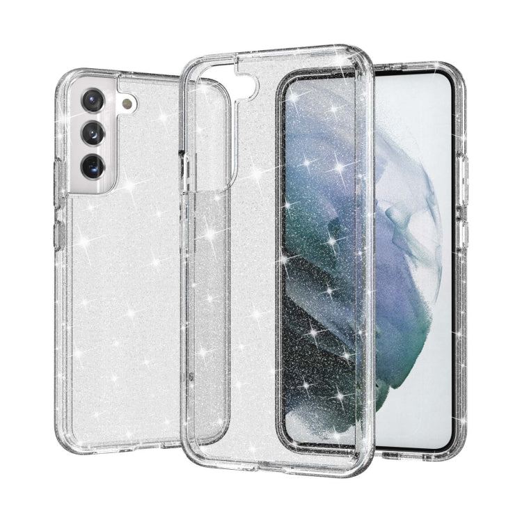 Custodia protettiva antiurto per telefono in polvere glitter stile Terminator, For Samsung Galaxy S22 5G, For Samsung Galaxy S22+ 5G, For Samsung Galaxy S22 Ultra 5G