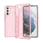 Custodia protettiva antiurto per telefono in polvere glitter stile Terminator, For Samsung Galaxy S22 5G, For Samsung Galaxy S22+ 5G, For Samsung Galaxy S22 Ultra 5G