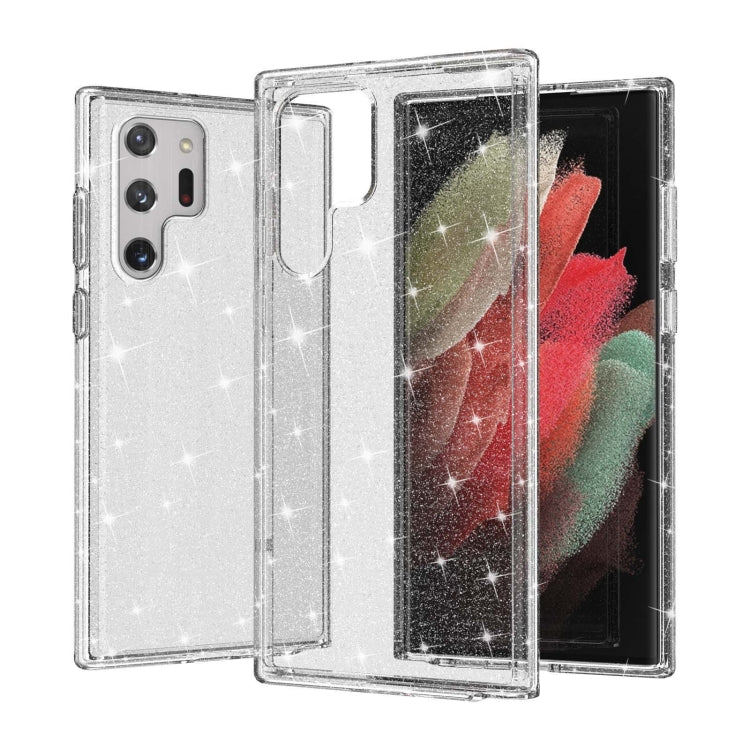 Custodia protettiva antiurto per telefono in polvere glitter stile Terminator, For Samsung Galaxy S22 5G, For Samsung Galaxy S22+ 5G, For Samsung Galaxy S22 Ultra 5G