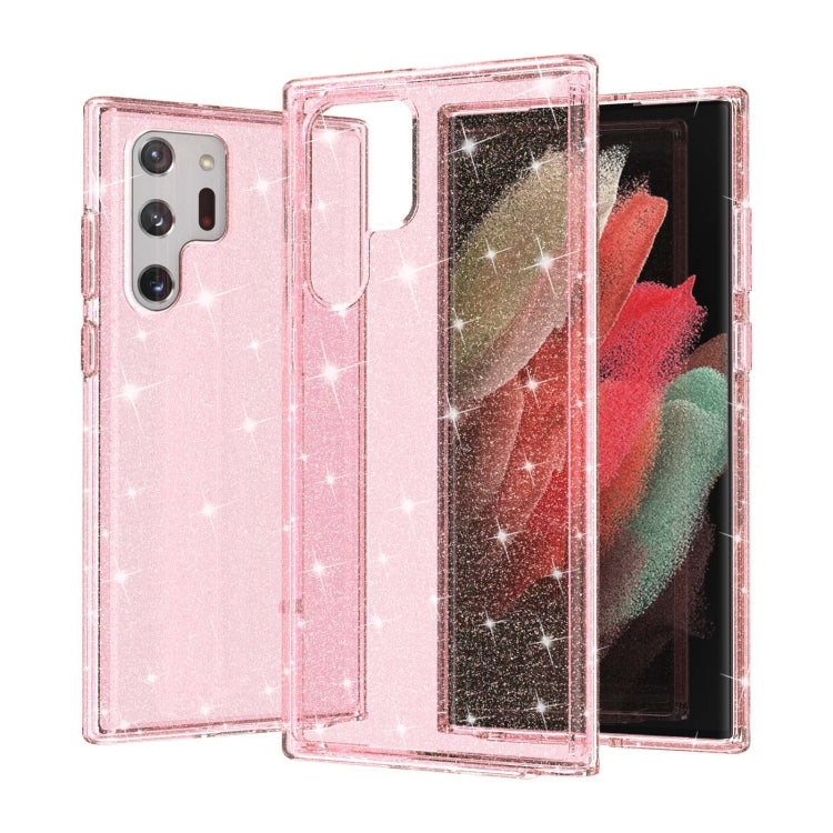 Custodia protettiva antiurto per telefono in polvere glitter stile Terminator, For Samsung Galaxy S22 5G, For Samsung Galaxy S22+ 5G, For Samsung Galaxy S22 Ultra 5G