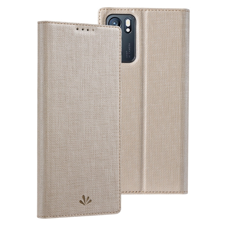 Custodia per telefono in pelle a vibrazione orizzontale antiurto con attrazione magnetica serie ViLi DMX, For OPPO Reno6 5G, For OPPO Reno6 Pro 5G, For OPPO Reno6 Pro+ 5G
