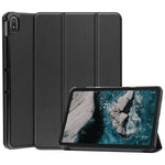 Custodia per tablet in pelle Custer Texture con supporto a tre pieghe, For Nokia T20