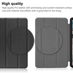 Custodia per tablet in pelle Custer Texture con supporto a tre pieghe, For Nokia T20