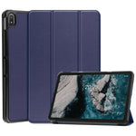 Custodia per tablet in pelle Custer Texture con supporto a tre pieghe, For Nokia T20