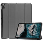 Custodia per tablet in pelle Custer Texture con supporto a tre pieghe, For Nokia T20