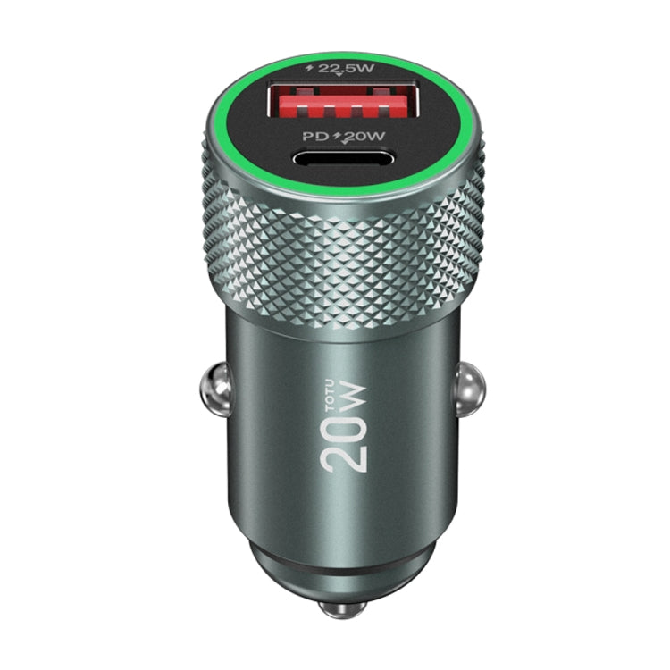 TOTUDESIGN DCCPD-10 Blade Series Caricabatteria da auto a ricarica rapida da 20 W