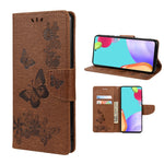 Custodia per telefono in pelle flip orizzontale goffrata farfalla con slot per schede e supporto, For Samsung Galaxy A33 5G, For Samsung Galaxy A53 5G, For Xiaomi Redmi Note 11 Pro