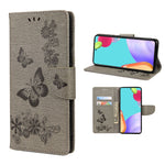 Custodia per telefono in pelle flip orizzontale goffrata farfalla con slot per schede e supporto, For Samsung Galaxy A33 5G, For Samsung Galaxy A53 5G, For Xiaomi Redmi Note 11 Pro