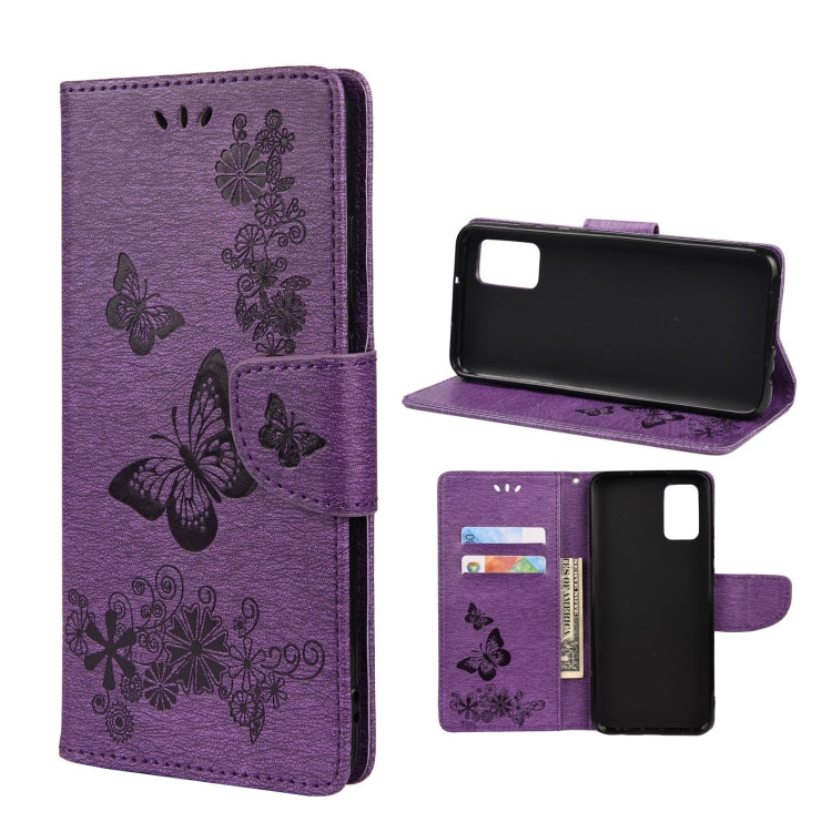 Custodia per telefono in pelle flip orizzontale goffrata farfalla con slot per schede e supporto, For Samsung Galaxy A33 5G, For Samsung Galaxy A53 5G, For Xiaomi Redmi Note 11 Pro
