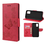 Custodia per telefono in pelle flip orizzontale goffrata farfalla con slot per schede e supporto, For Samsung Galaxy A33 5G, For Samsung Galaxy A53 5G, For Xiaomi Redmi Note 11 Pro