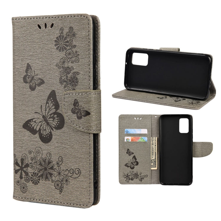 Custodia per telefono in pelle flip orizzontale goffrata farfalla con slot per schede e supporto, For Samsung Galaxy A33 5G, For Samsung Galaxy A53 5G, For Xiaomi Redmi Note 11 Pro