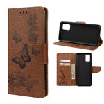 Custodia per telefono in pelle flip orizzontale goffrata farfalla con slot per schede e supporto, For Samsung Galaxy A33 5G, For Samsung Galaxy A53 5G, For Xiaomi Redmi Note 11 Pro