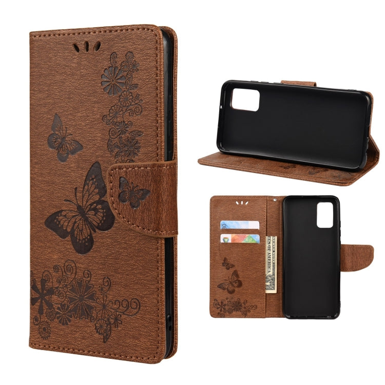 Custodia per telefono in pelle flip orizzontale goffrata farfalla con slot per schede e supporto, For Samsung Galaxy A33 5G, For Samsung Galaxy A53 5G, For Xiaomi Redmi Note 11 Pro