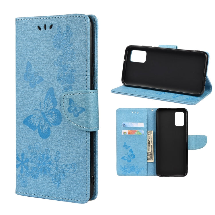 Custodia per telefono in pelle flip orizzontale goffrata farfalla con slot per schede e supporto, For Samsung Galaxy A33 5G, For Samsung Galaxy A53 5G, For Xiaomi Redmi Note 11 Pro