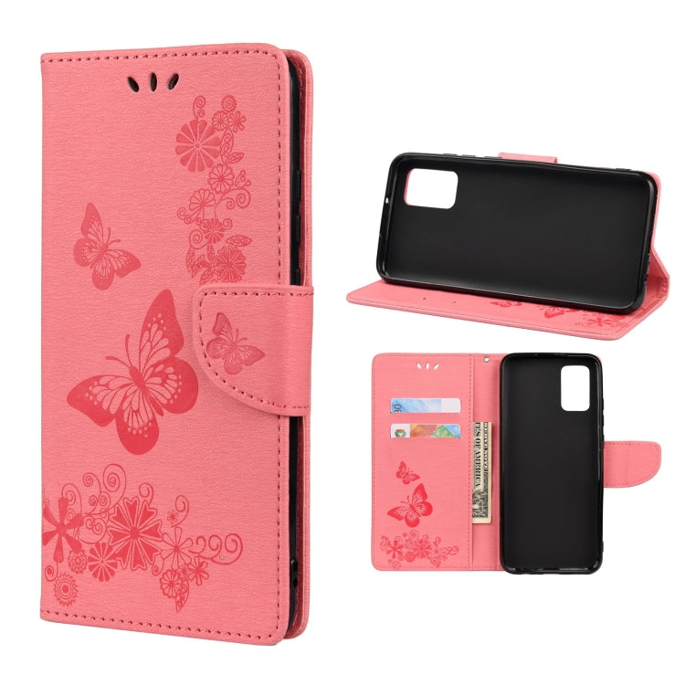 Custodia per telefono in pelle flip orizzontale goffrata farfalla con slot per schede e supporto, For Samsung Galaxy A33 5G, For Samsung Galaxy A53 5G, For Xiaomi Redmi Note 11 Pro