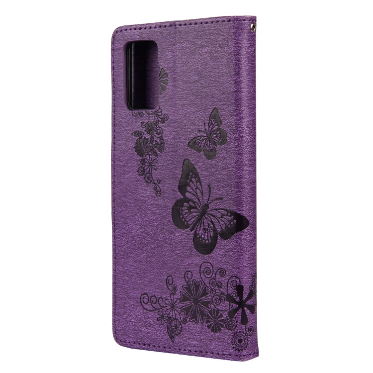 Custodia per telefono in pelle flip orizzontale goffrata farfalla con slot per schede e supporto, For Xiaomi Redmi Note 11 5G