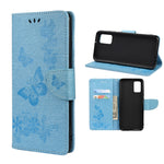 Custodia per telefono in pelle flip orizzontale goffrata farfalla con slot per schede e supporto, For Xiaomi Redmi Note 11 5G