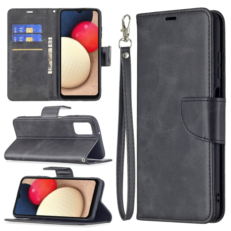 Custodia per telefono in pelle di agnello retrò, For Samsung Galaxy A03s 166mm