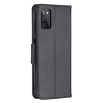 Custodia per telefono in pelle con texture Litchi, For Samsung Galaxy A03s 166mm