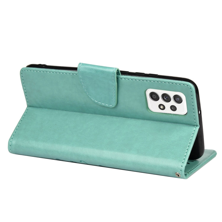Custodia per telefono in pelle a vibrazione orizzontale con motivo floreale a farfalla con slot per schede e supporto, For Samsung Galaxy A33 5G, For Samsung Galaxy A53 5G, For Xiaomi Redmi Note 11 Pro