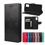 Custodia per telefono in pelle a vibrazione orizzontale con motivo floreale a farfalla con slot per schede e supporto, For Samsung Galaxy A33 5G, For Samsung Galaxy A53 5G, For Xiaomi Redmi Note 11 Pro